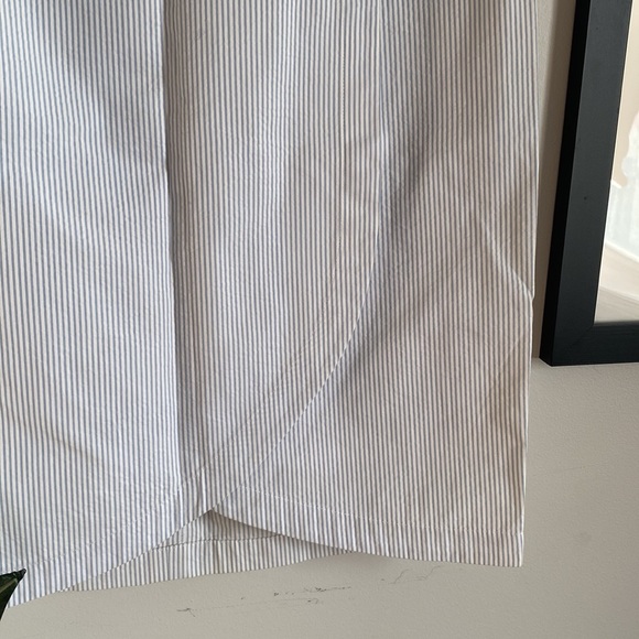 Brook Brothers Blue and White Striped Pencil Skirt - Picture 3 of 9